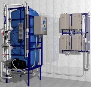 Автоматическая установка озонирования воды для линии розлива Триотроник-6000 ORP