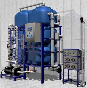 Автоматическая установка озонирования воды для линии розлива Триотроник-16000 ORP