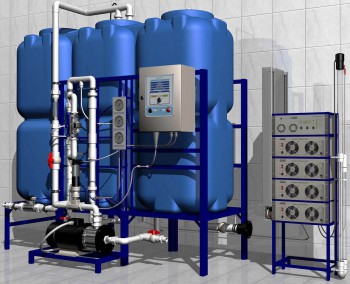 Автоматическая установка озонирования воды для линии розлива Триотроник-32000 ORP